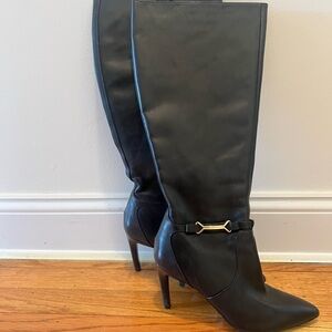 Cole Haan Black Heeled Boots